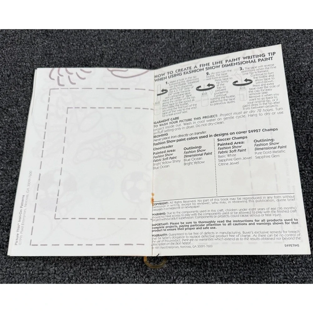 Vintage Plaid Picture This Iron-On Transfers 24927 Champs Sports